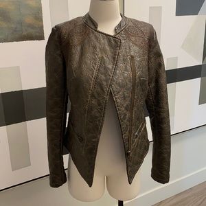 ABS moto embroidered jacket